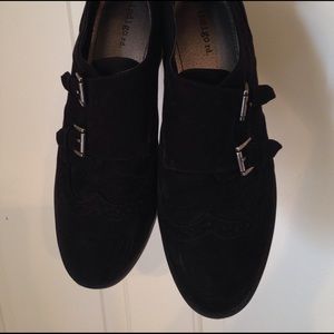 Black Suede Oxfords